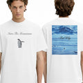 Into The Mountains But Why Penguin Meme Shirt