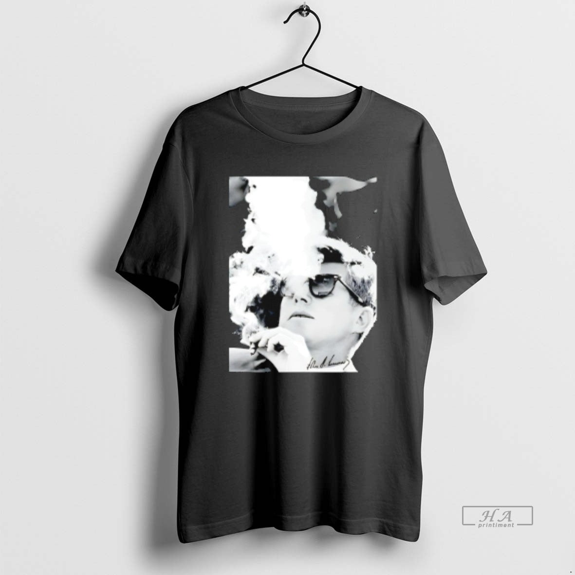 Official Jfk Smoke Graphic Signature T-Shirts, Hoodie, Sweatshirt | CoreVibeTees.com