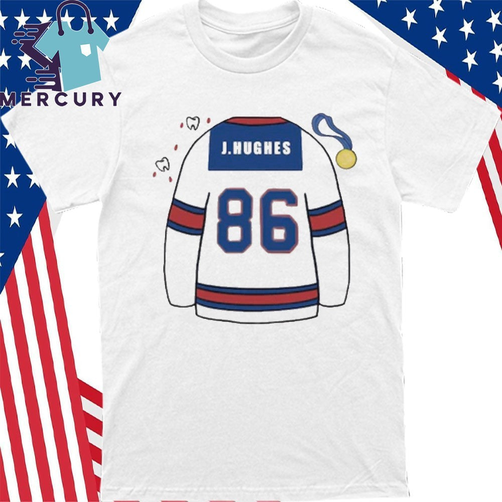 Jack Hughes Golden Goal Quinn Hughes Seeing Ghosts Shirt