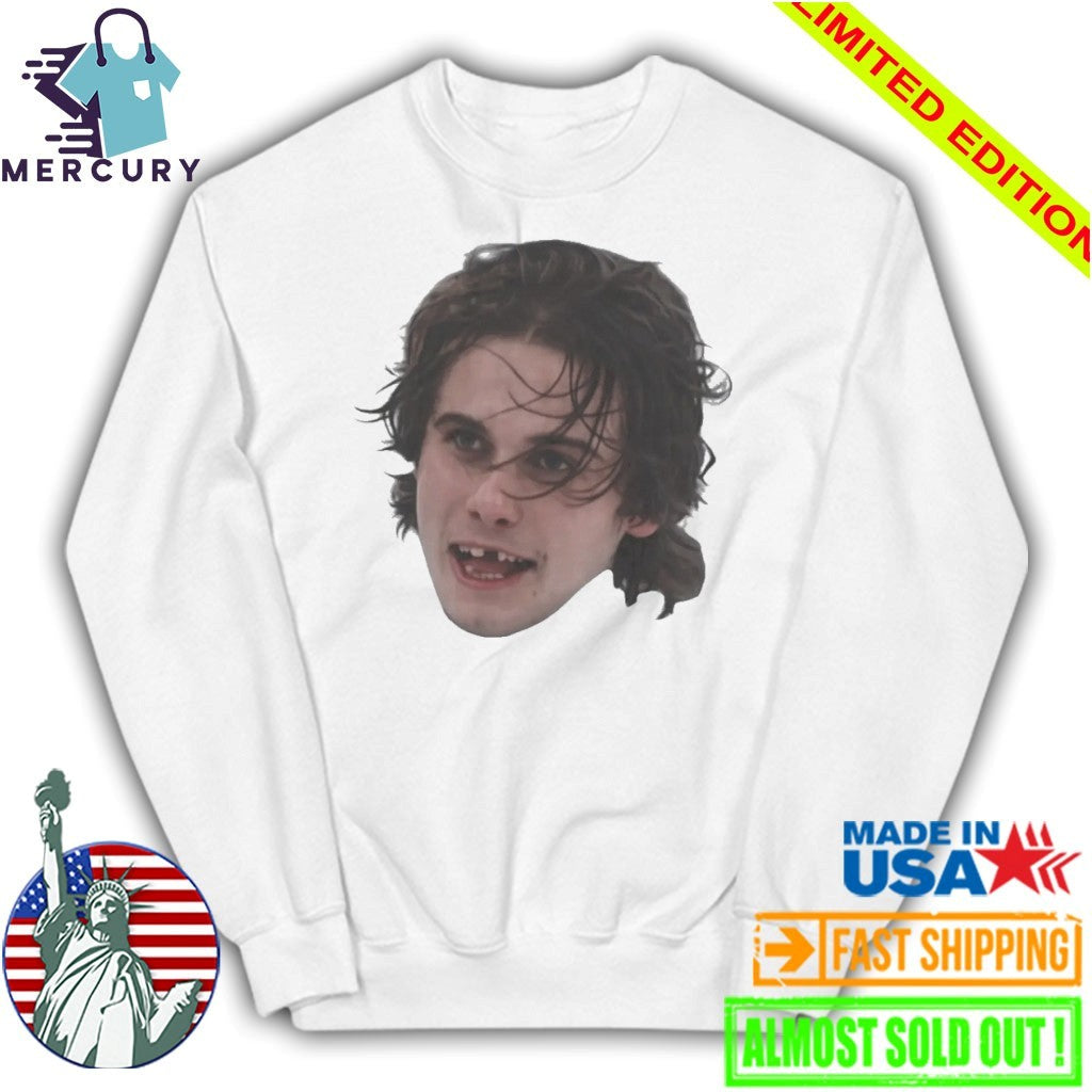Jack Hughes Missing Teeth Throwback Shirt