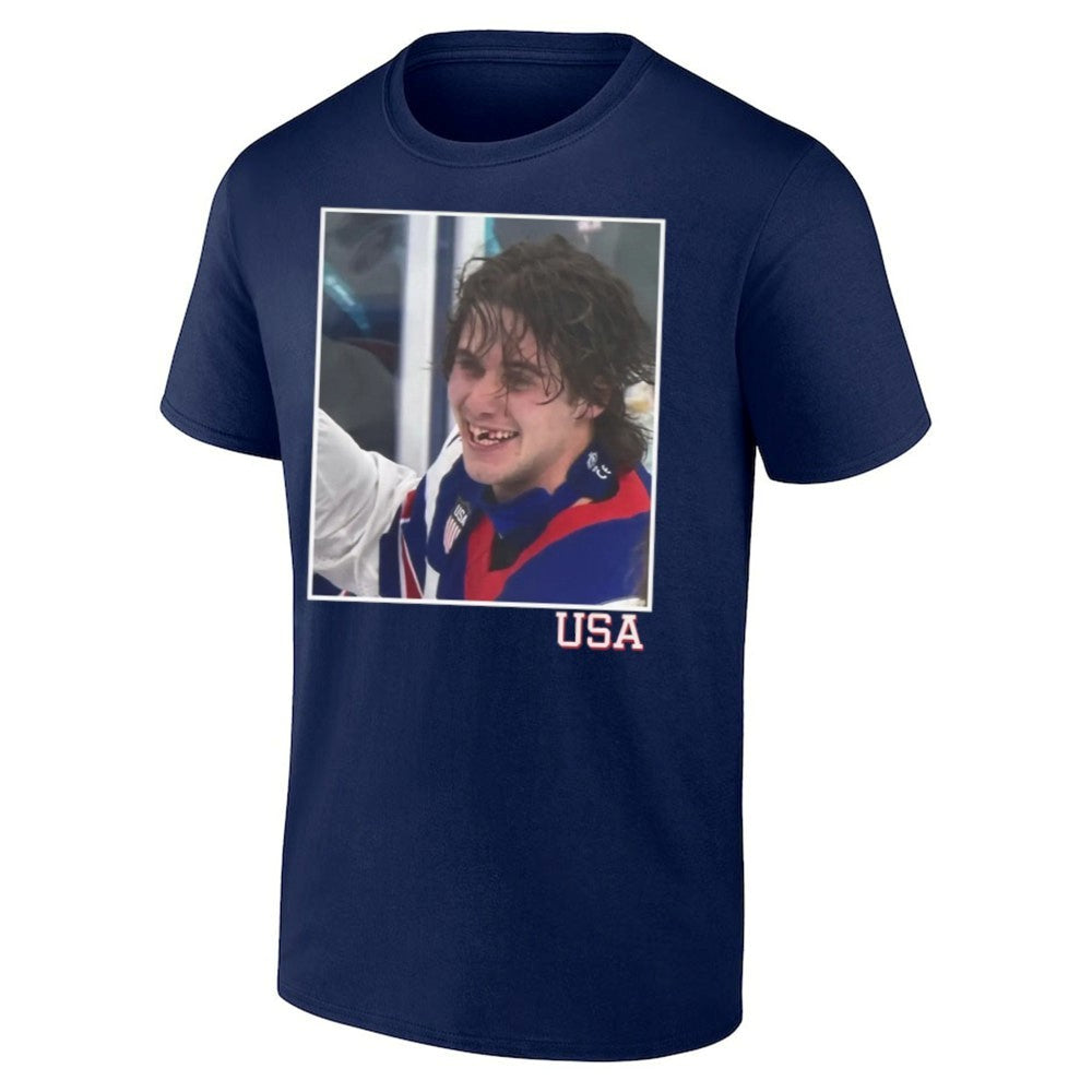 Jack Hughes OT Winner USA Shirt
