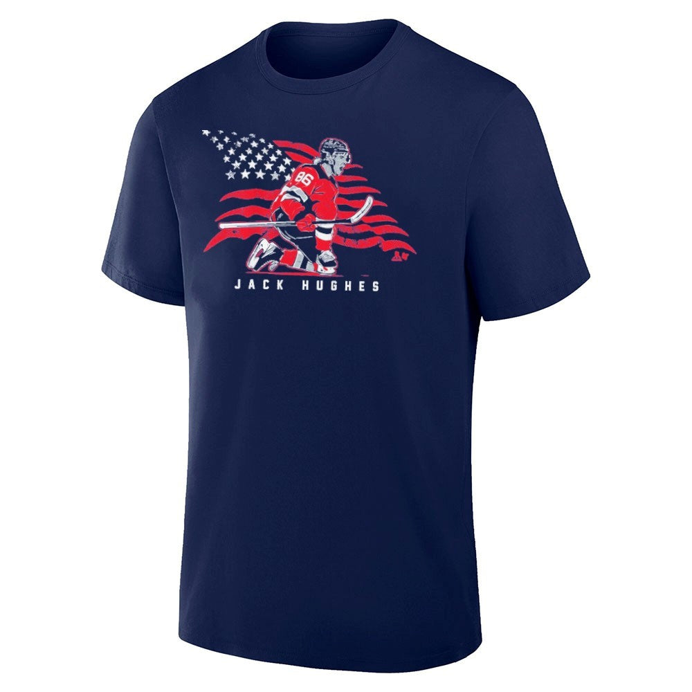 Jack Hughes Stars & Stripes Superstar Pose Shirt