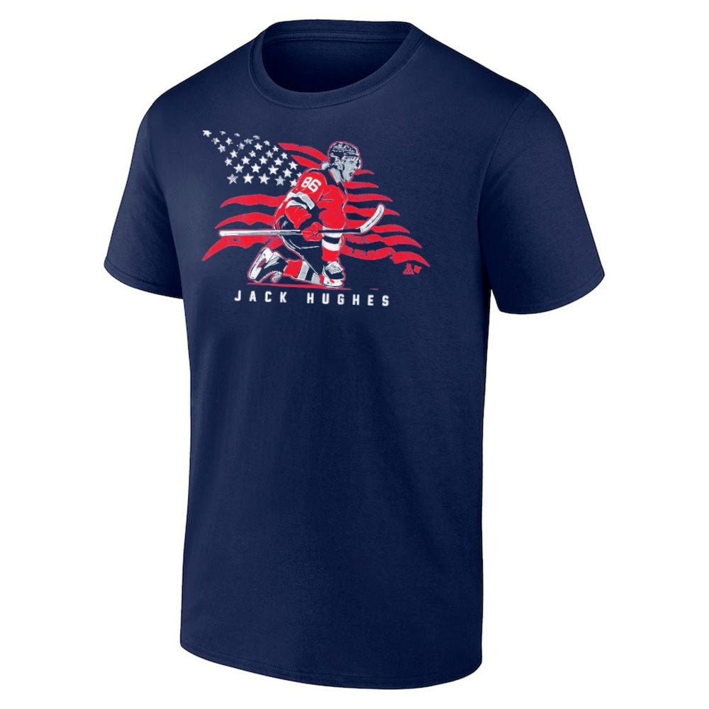 Jack Hughes Stars & Stripes Superstar Pose Shirt