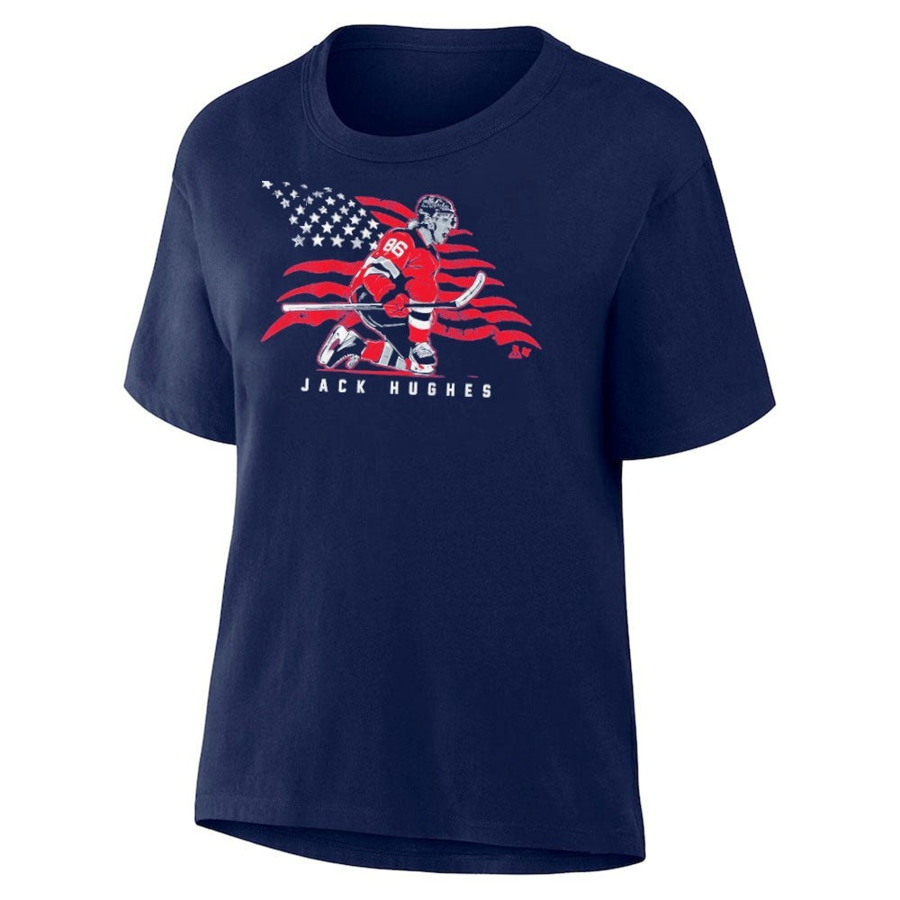 Jack Hughes Stars & Stripes Superstar Pose Shirt