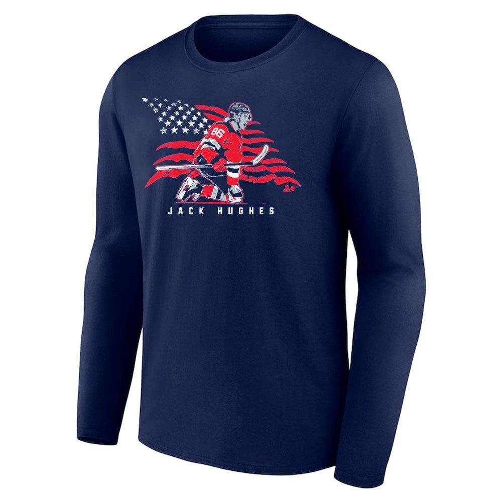 Jack Hughes Stars & Stripes Superstar Pose Shirt