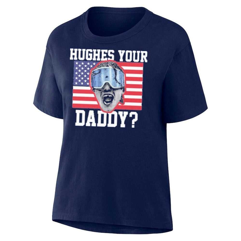 Jack Hughes USA Hockey Hughes Your Daddy Shirt