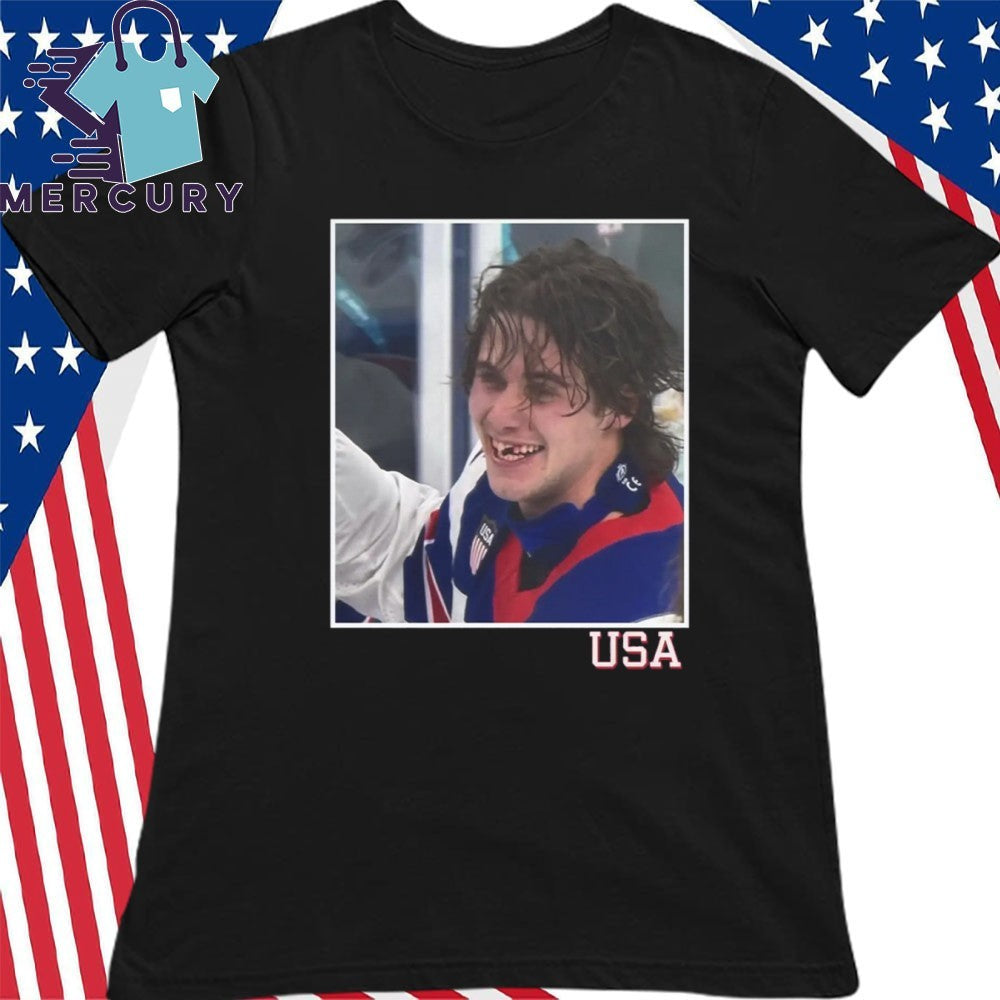 Jack Hughes Usa Hockey Shirt