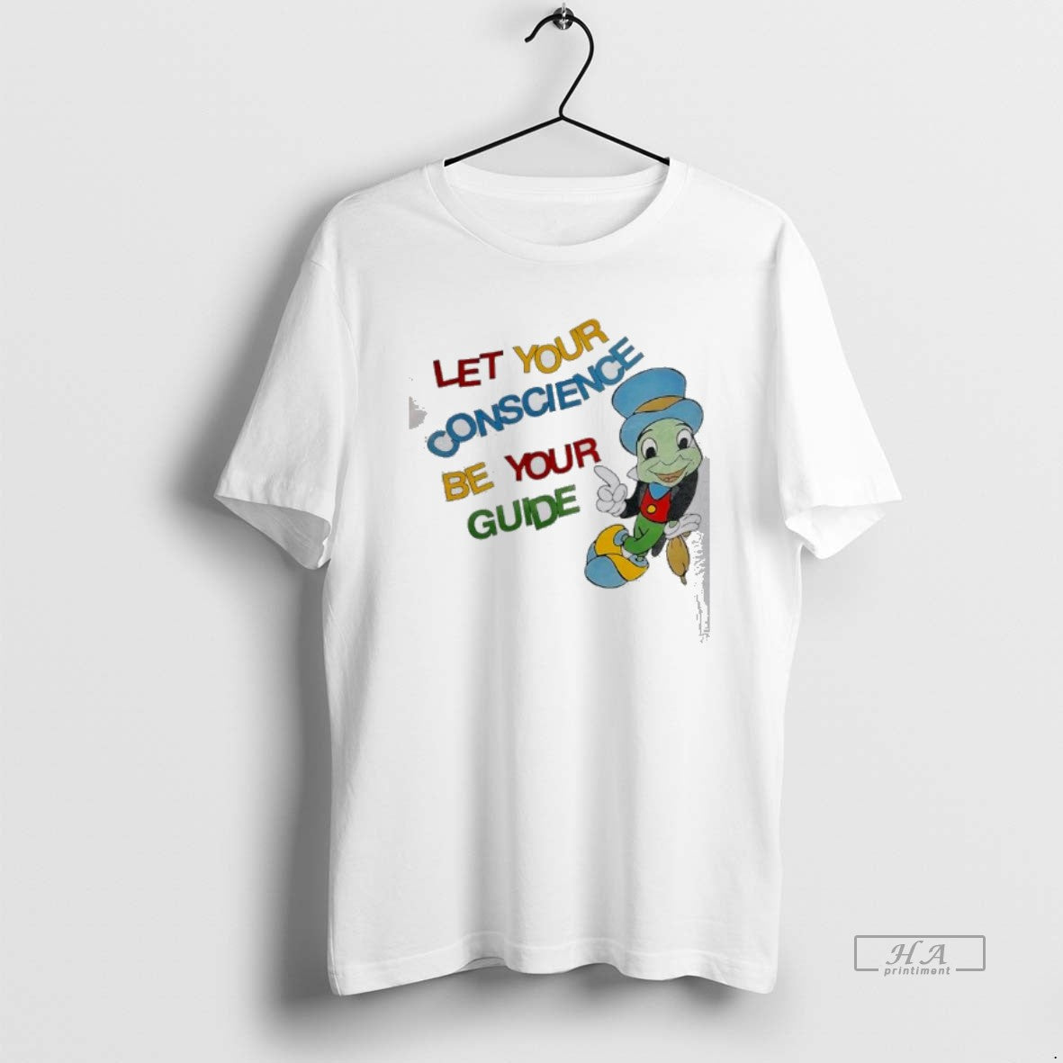 Official Jiminy Cricket Let Your Conscience Be Your Guide Pride T-Shirts, Hoodie, Sweatshirt | CoreVibeTees.com
