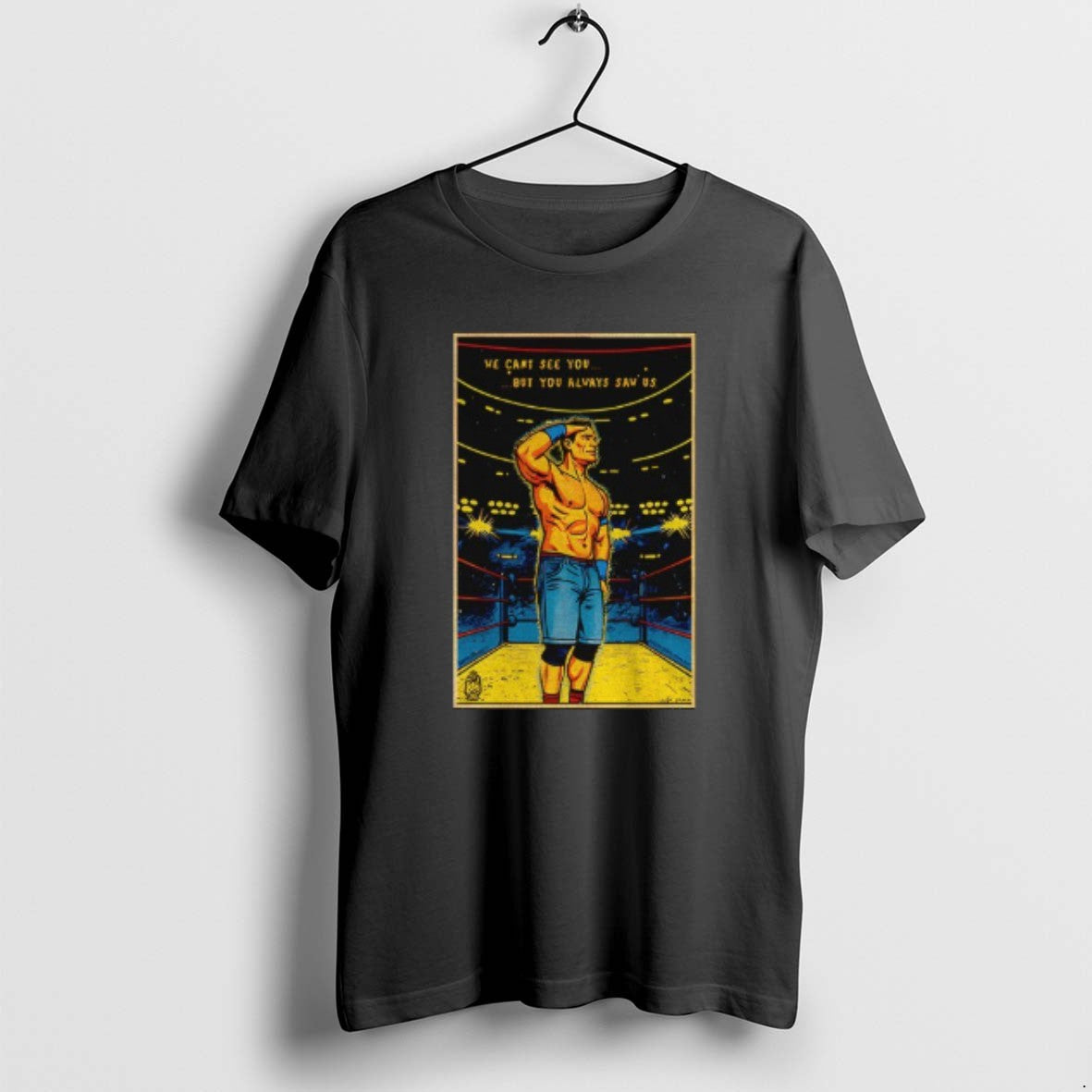 Official John Cena Retirement We Can See You But You Always Saw Us T-Shirts, Hoodie, Sweatshirt | CoreVibeTees.com