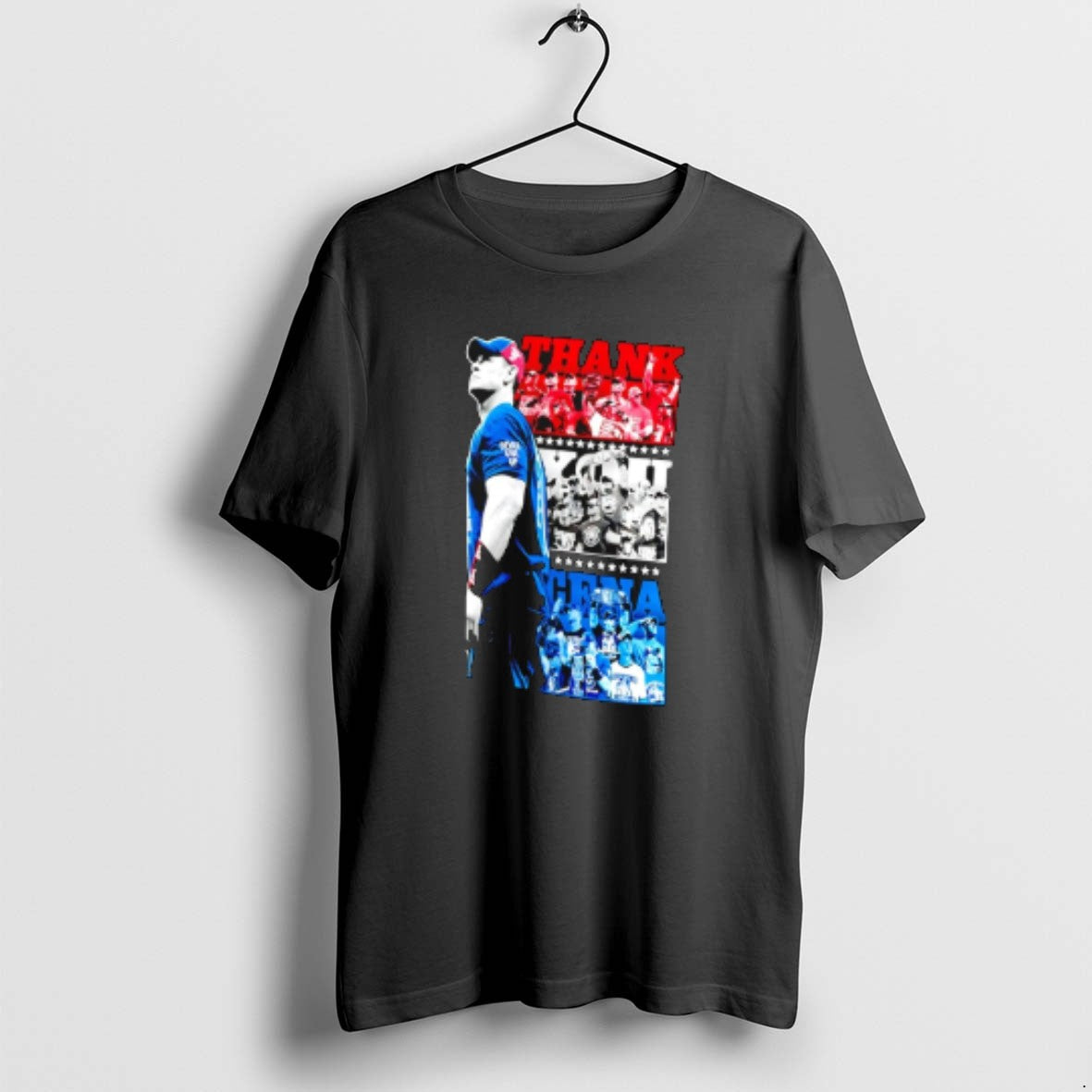 Official John Cena Thank You Cena Red White And Blue T-Shirts, Hoodie, Sweatshirt | CoreVibeTees.com