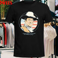 John Wayne The Duke Courage Is Being Second To Death But Dsadding Yo Anyway American Flag T-Shirt