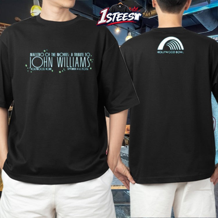 John Williams Sep 4-6 2026 Hollywood Bowl Los Angeles CA Logo T-Shirts