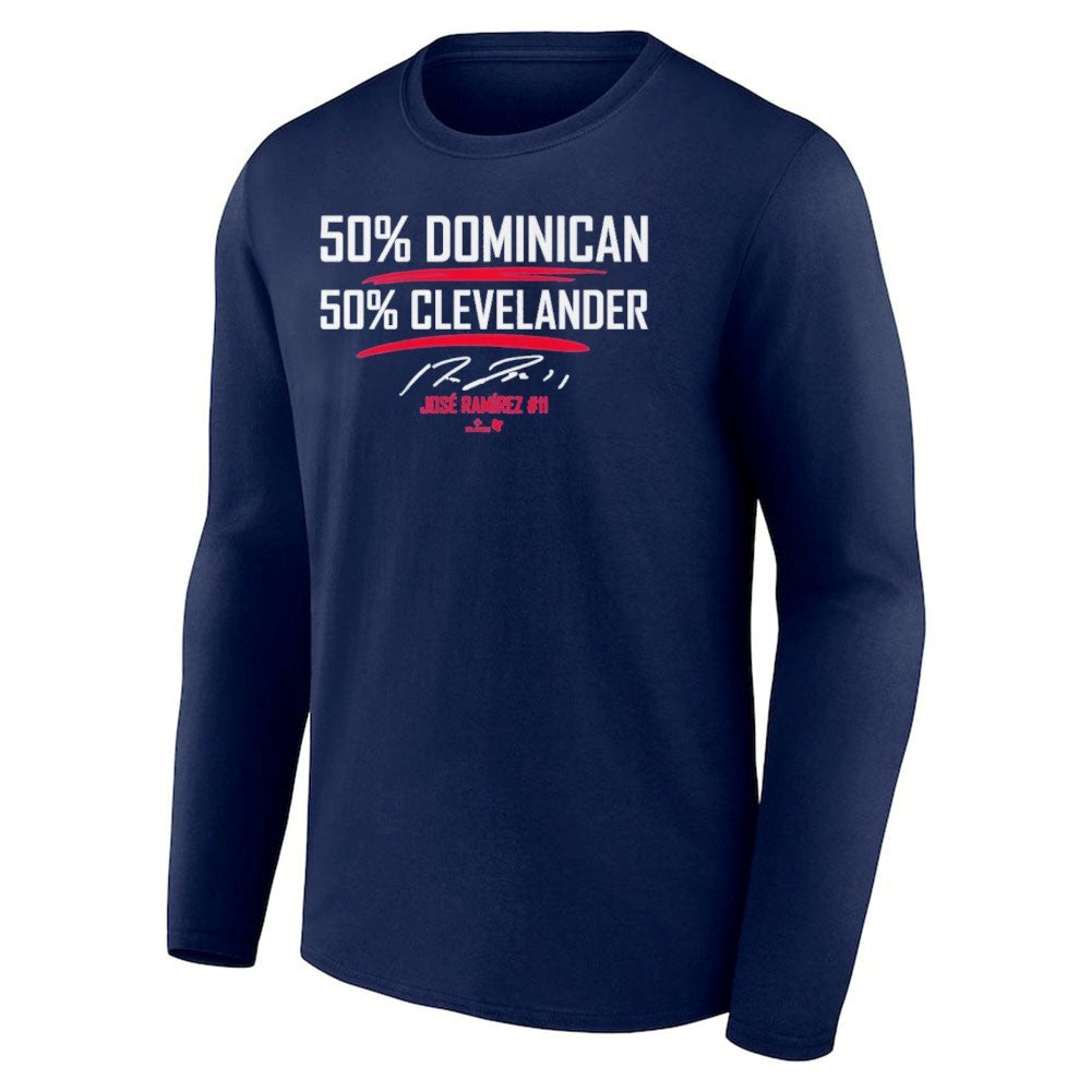 Jose Ramirez 50% Dominican 50% Clevelander Shirt