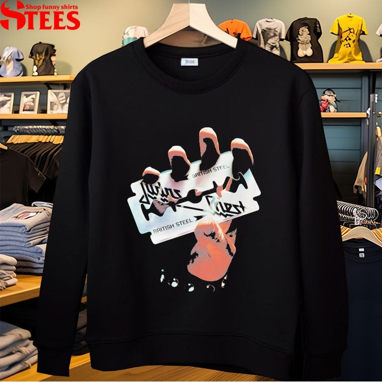 Judas Priest British Steel Hand T-shirts