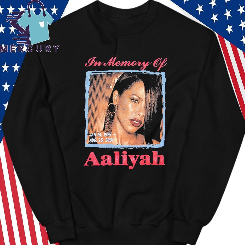 Justin Bieber Wear In Memory Of Aaliyah Shirt