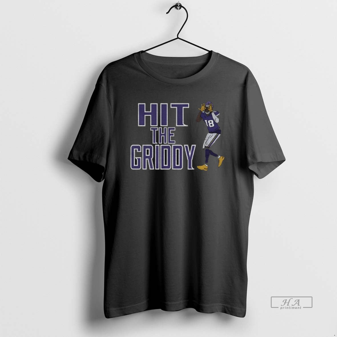 Official Justin Jefferson Minnesota Vikings Hit The Griddy Football T-Shirts, Hoodie, Sweatshirt | CoreVibeTees.com