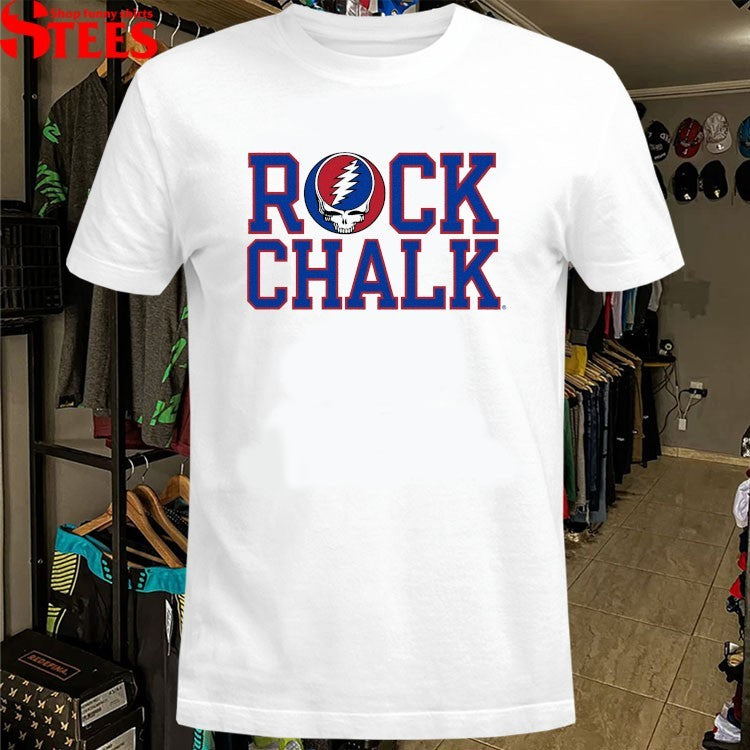 Kansas Jayhawks Grateful Dead Rock Chalk T-Shirt