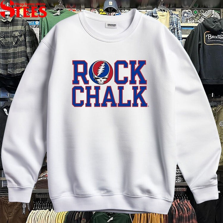Kansas Jayhawks Grateful Dead Rock Chalk T-Shirt