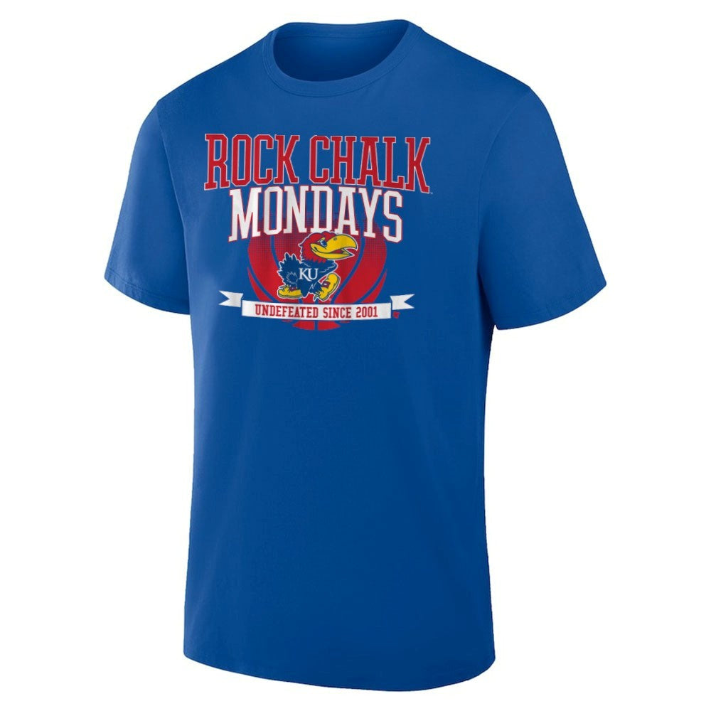 Kansas Jayhawks Rock Chalk Mondays Shirt