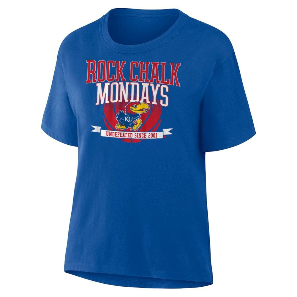 Kansas Jayhawks Rock Chalk Mondays Shirt