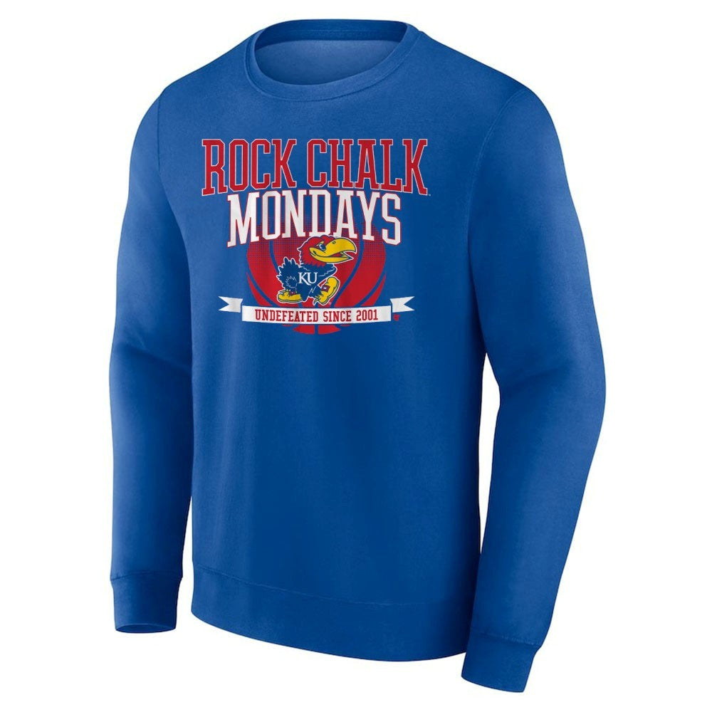 Kansas Jayhawks Rock Chalk Mondays Shirt