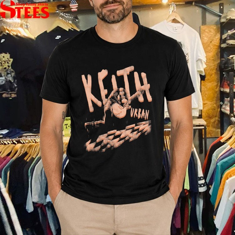 Keith Urban Checkered T-shirts