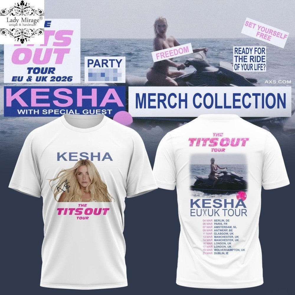 Kesha The Tits Out Tour 2026 Shirt