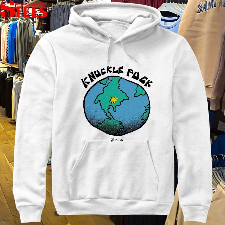 Knuckle Puck Illinois Globe T-shirts