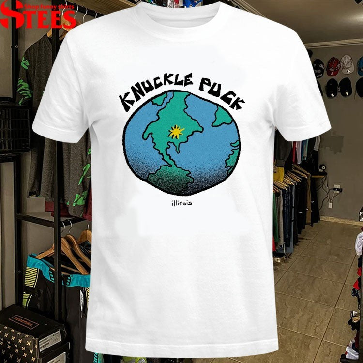 Knuckle Puck Illinois Globe T-shirts