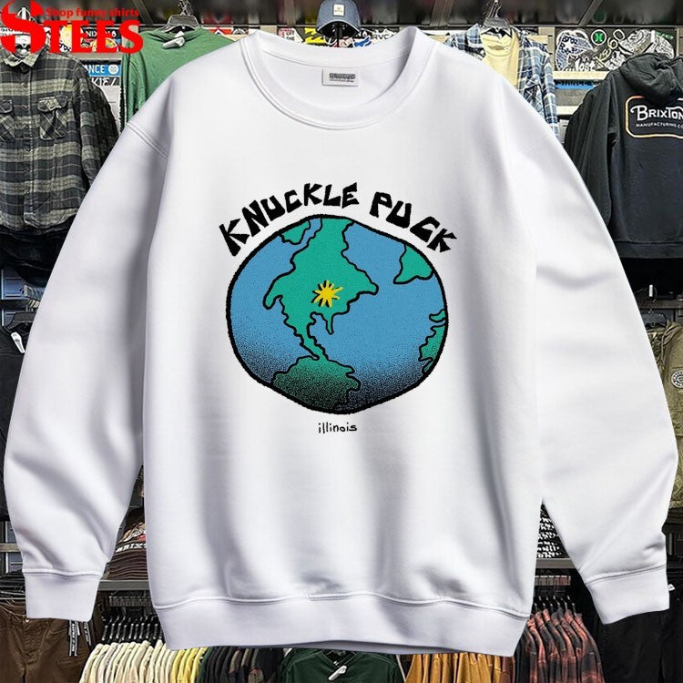 Knuckle Puck Illinois Globe T-shirts