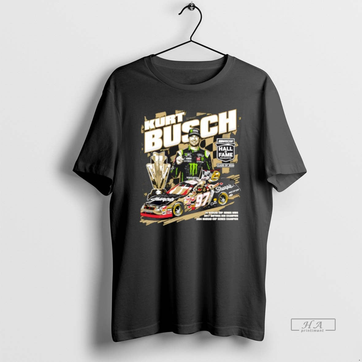 Official Kurt Busch Checkered Flag Sports Nascar 2026 Hall Of Fame T-Shirts, Hoodie, Sweatshirt | CoreVibeTees.com
