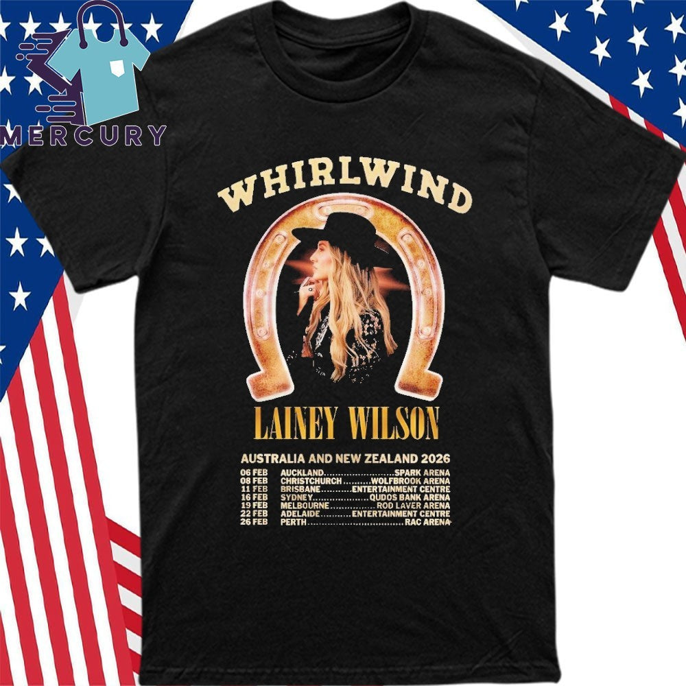 Lainey Wilson Whirlwind Australia And New Zealand 2026 Shirt