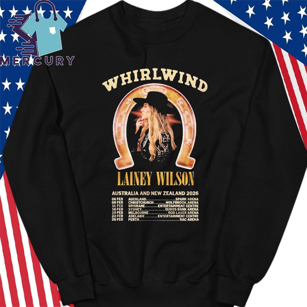 Lainey Wilson Whirlwind Australia And New Zealand 2026 Shirt