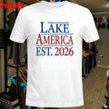 Lake America Est 2026 Typography T-Shirts