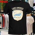 Lake America The Greatest Lake In The Nation Map T-shirts