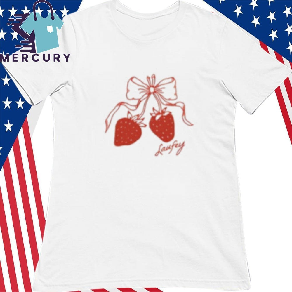 Laufey Strawberry Boatneck Shirt