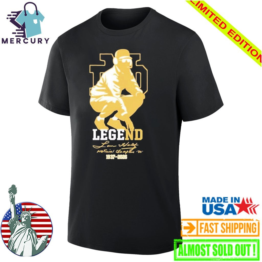 Legend Lou Holtz National Champions ’86 1937-2026 Shirt