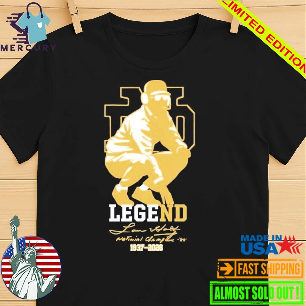 Legend Lou Holtz National Champions ’86 1937-2026 Shirt