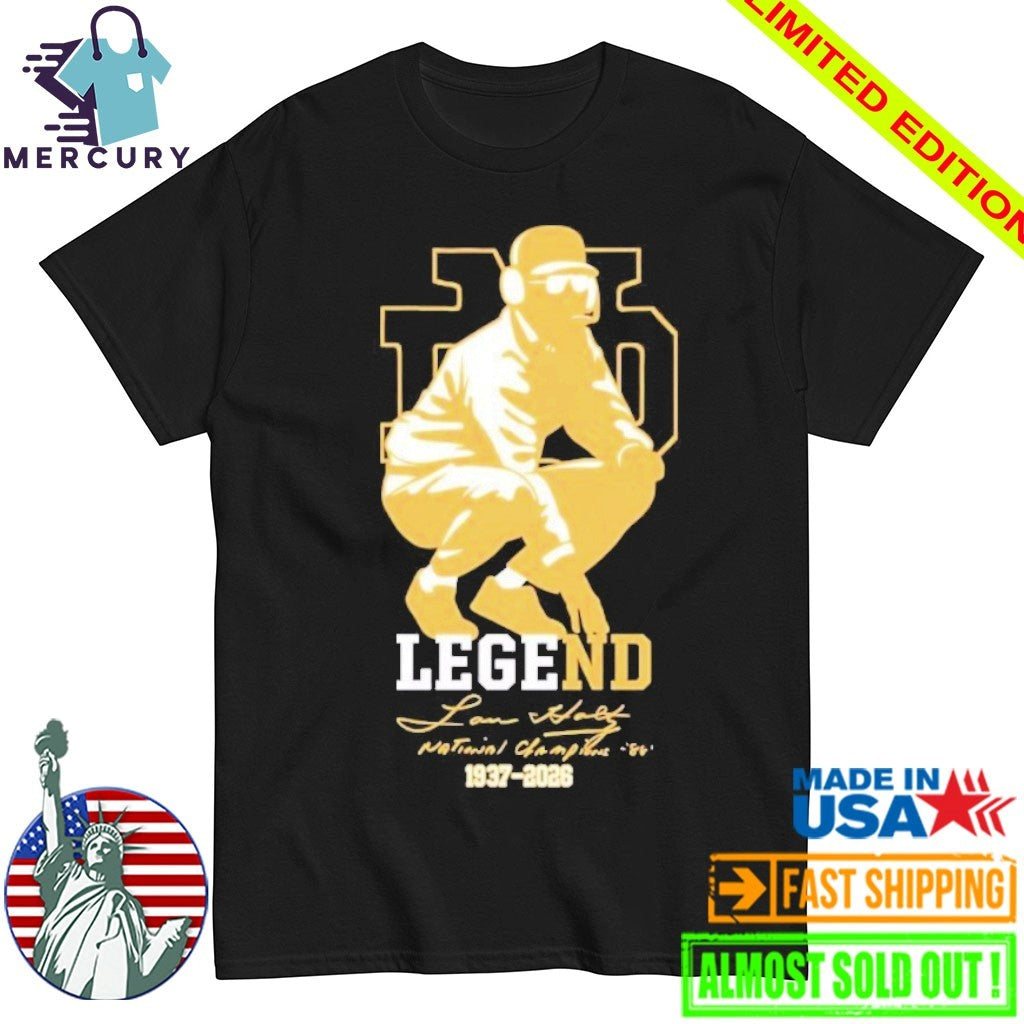Legend Lou Holtz National Champions ’86 1937-2026 Shirt