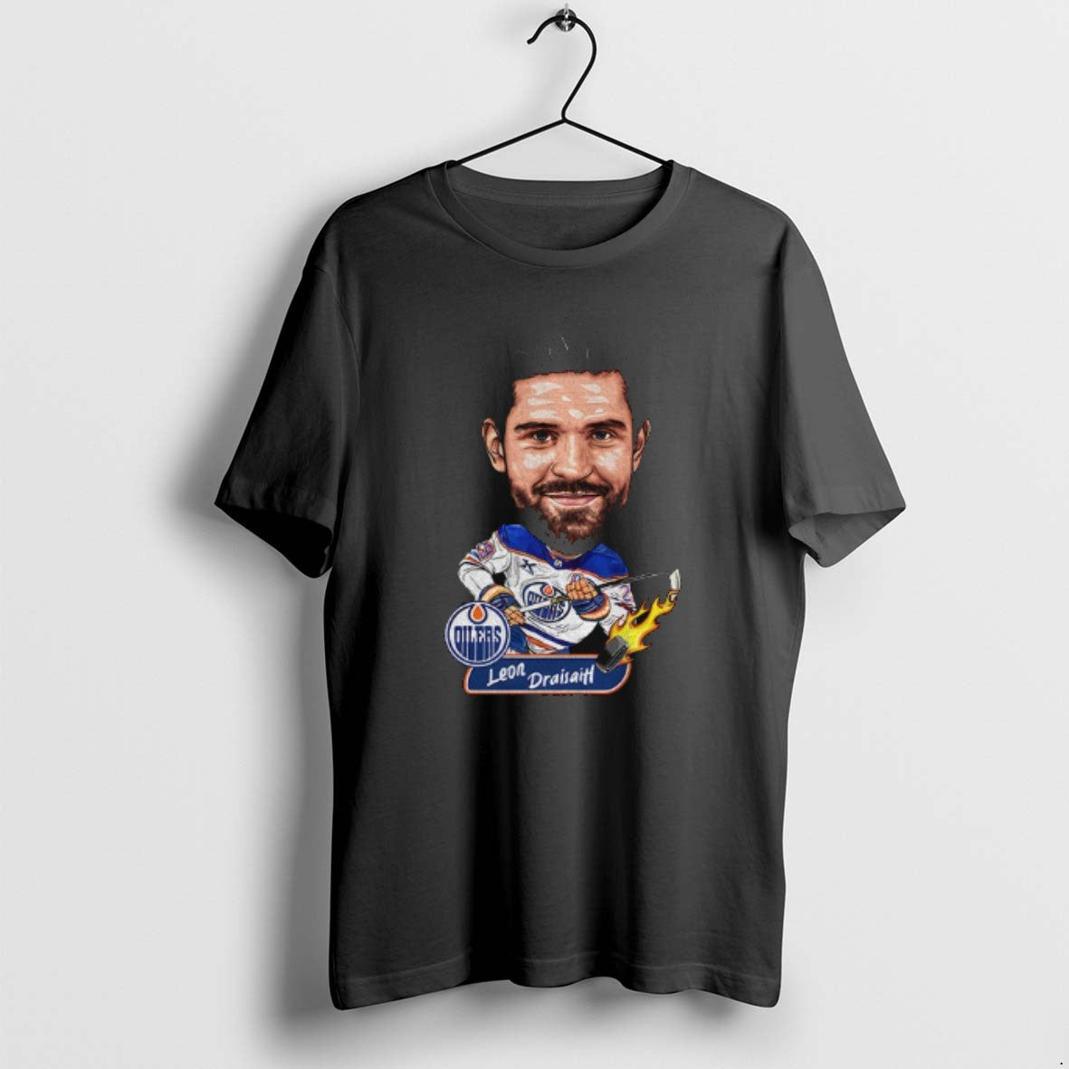 Official Leon Draisaitl Caricature Edmonton Oilers Hockey T-Shirts, Hoodie, Sweatshirt | CoreVibeTees.com