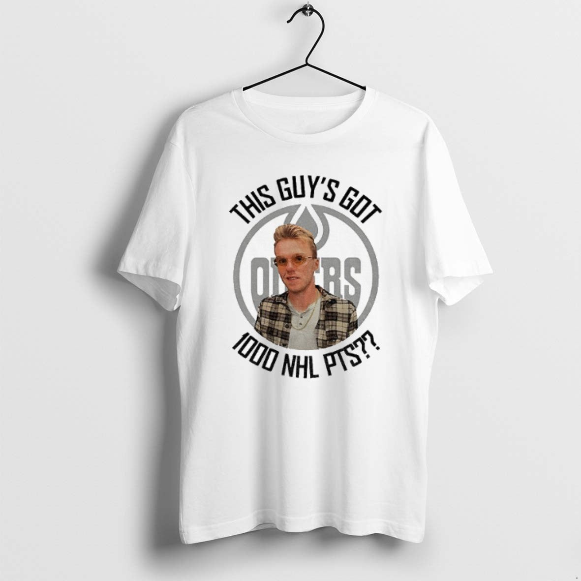 Official Leon Draisaitl Wearing Connor Mcdavid This Guys Got 1000 Nhl Points T-Shirts, Hoodie, Sweatshirt | CoreVibeTees.com