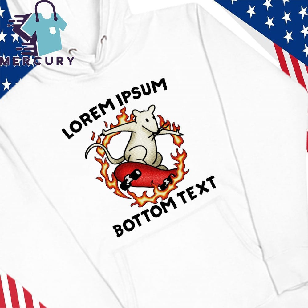 Lorem Ipsum Bottom Text Shirt
