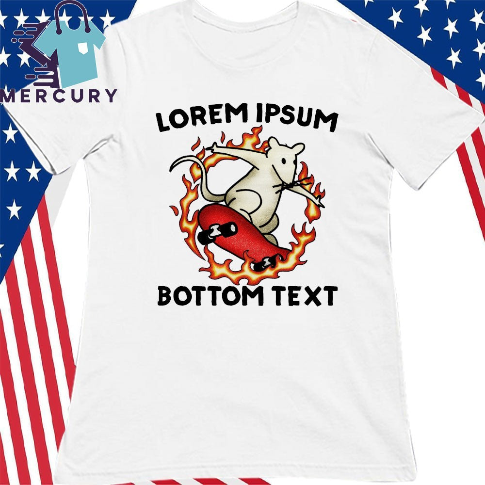 Lorem Ipsum Bottom Text Shirt