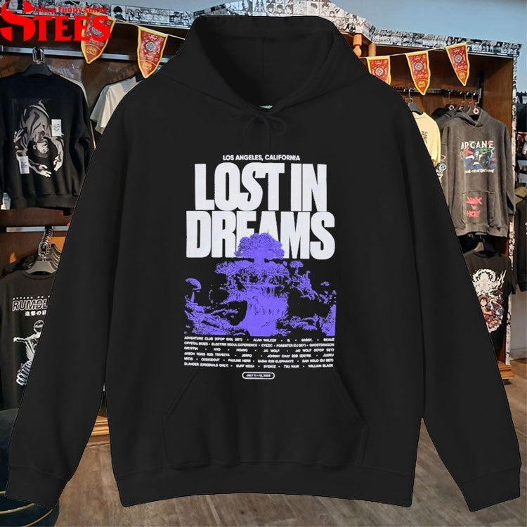 Lost In Dreams Los Angeles California Utopia T-Shirt