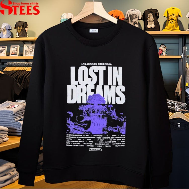 Lost In Dreams Los Angeles California Utopia T-Shirt