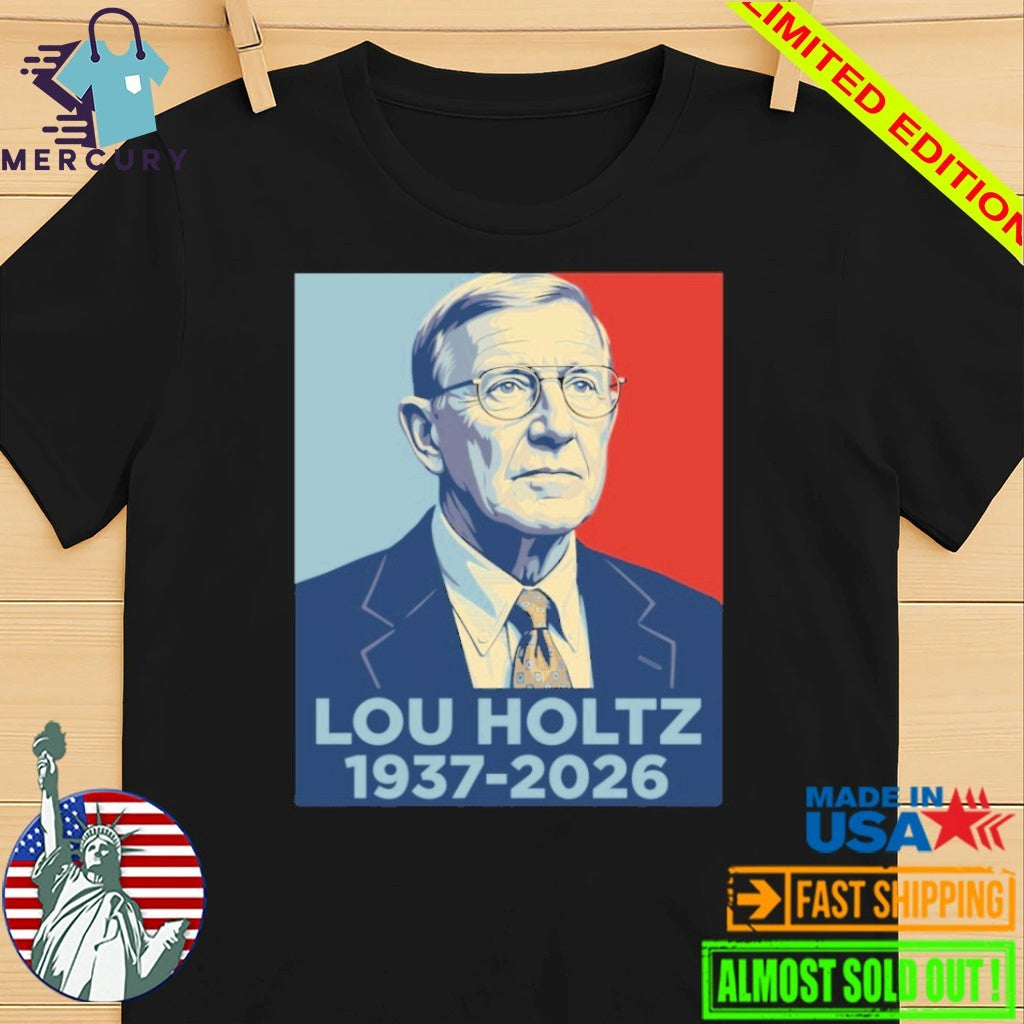 Lou Holtz 1937-2026 Memorial Graphic Shirt