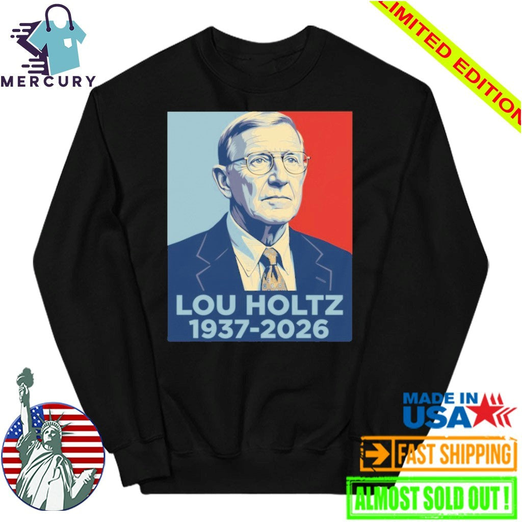 Lou Holtz 1937-2026 Memorial Graphic Shirt