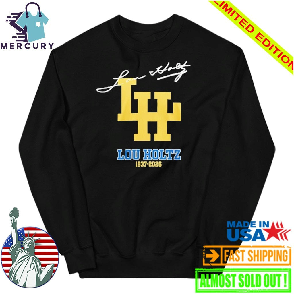 Lou Holtz Notre Dame 1937-2026 Memorial Tribute Shirt