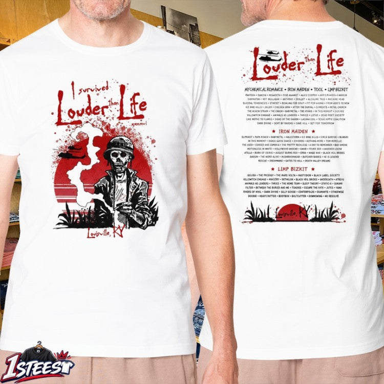 Louder Than Life 2026 Smoke Break T-shirts