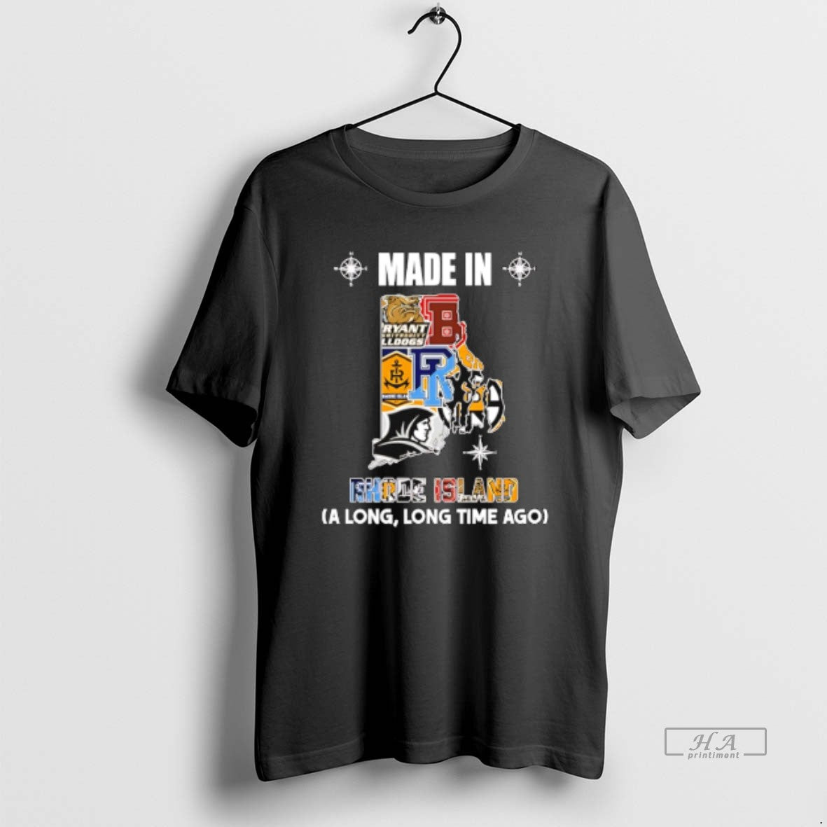 Official Made In Rhode Island A Long Long Time Ago State T-Shirts, Hoodie, Sweatshirt | CoreVibeTees.com